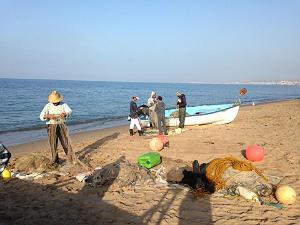LES ANDALOUSES  (11) PLAGE ET LA PECHE